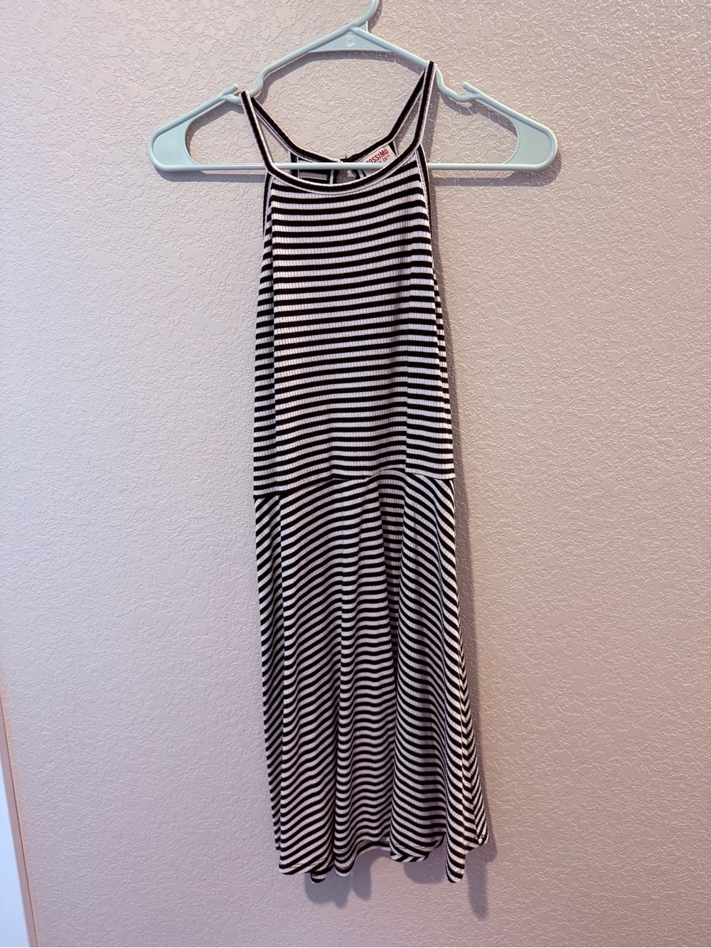 Mossimo Supply Co. Black and White Striped Tank